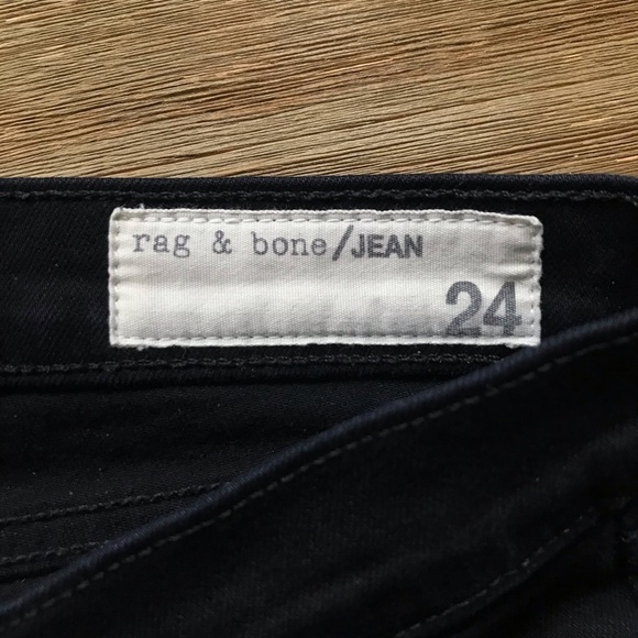 Rag & Bone Skinny Jeans in Coal - Picture 5 of 7